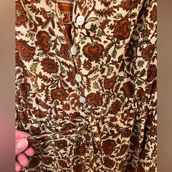 Faherty Patterned Maxi Dress - Picture 2 of 5